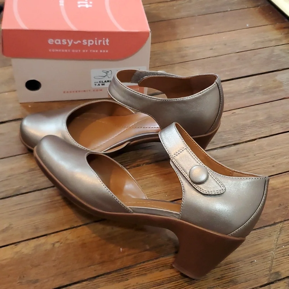 Women's Clarice Mary Jane Block Heel Dress Pumps - Picture 4 of 13